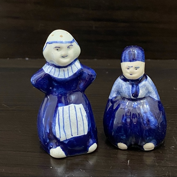 DELFTS Holland Dutch Boy Girl Salt & Pepper Shaker - Picture 5 of 14